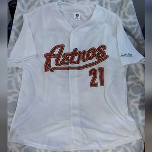 Houston Astros Jose Altuve White Jersey SGA Promo Men's XL